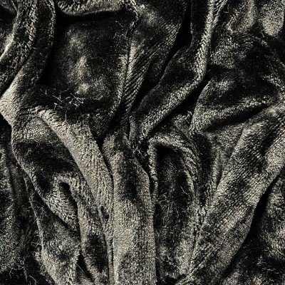 Cuddle Soft Fleece Fabric Plain - Black