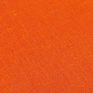 100% orange cotton fabric