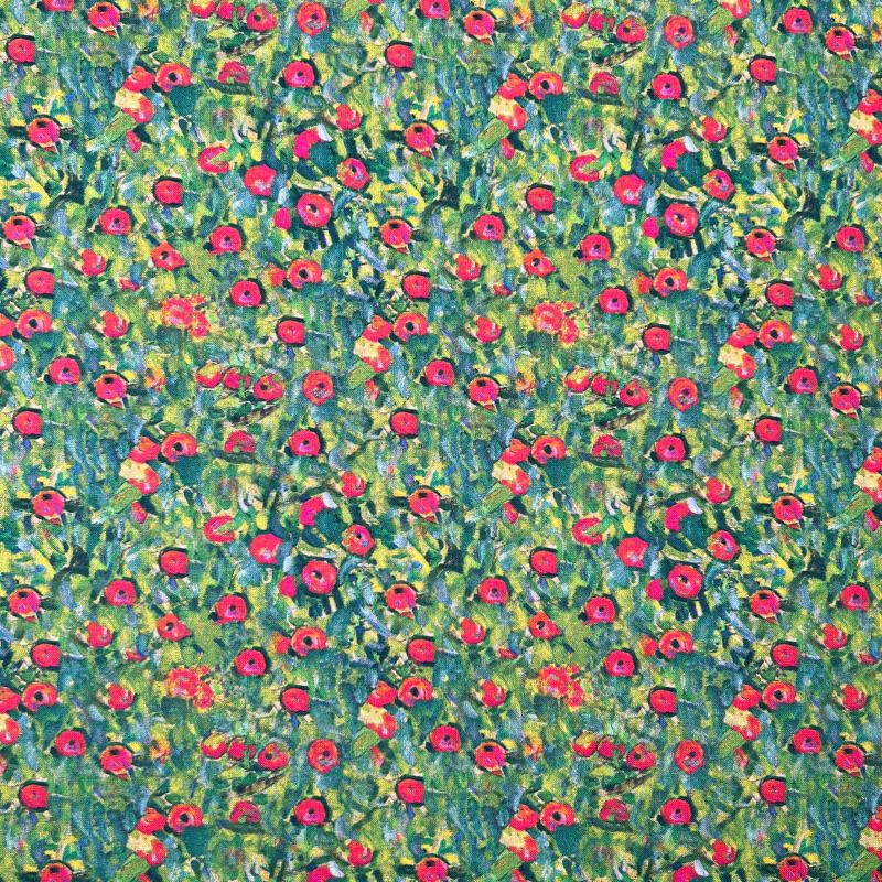 100% Cotton Fabric by Crafty Cotton - Gustav Klimt's Apples