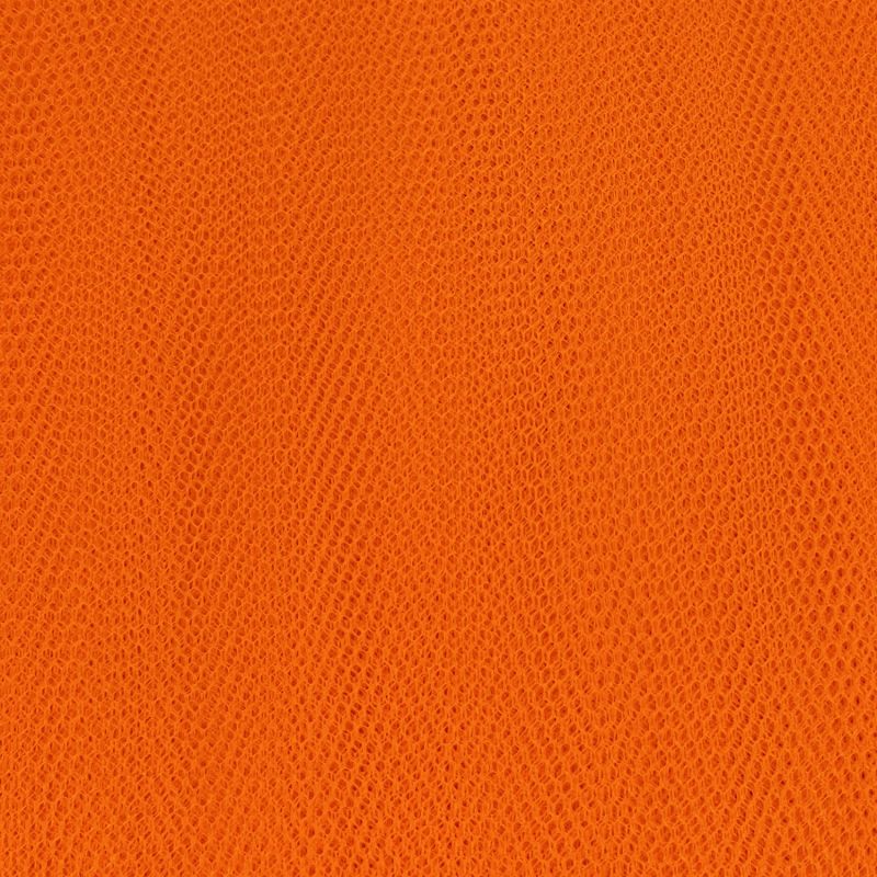 Dress Net Mesh Tulle Fabric - Flame Orange