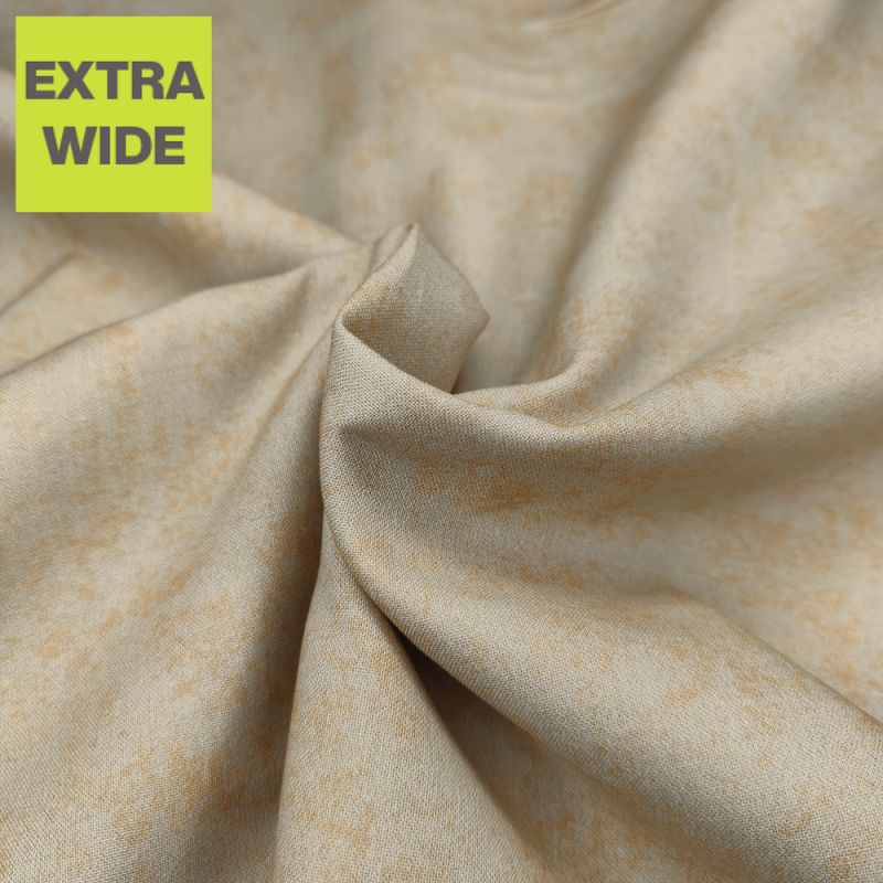 100% Cotton Print Fabric by Nutex - Shadows WIDE Blender Sand 274cm
