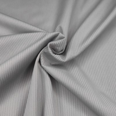 8 Wale 100% Cotton Corduroy Fabric - Silver