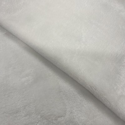Cuddle Soft Fleece Fabric Plain - Silver