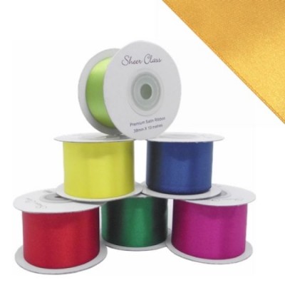 6mm Double-sided Satin Ribbon - Rich Cream **FULL ROLL**