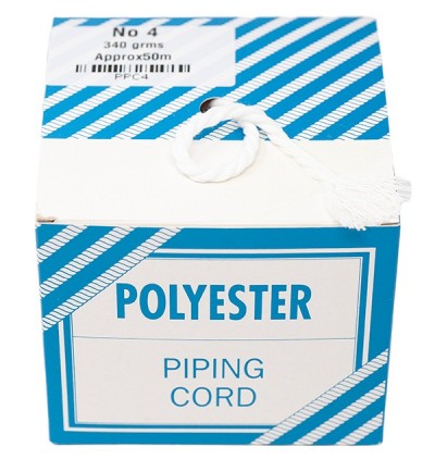 Boxed Polyester Twisted Piping Cord - Size 6, 5mm 
