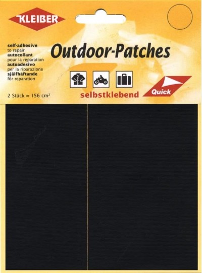 Kleiber Outdoor Patch Self Adhesive Synthetic x2 Black