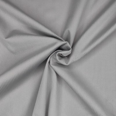 8 Wale 100% Cotton Corduroy Fabric - Silver