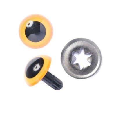 21mm Safety Toy Eye - Yellow