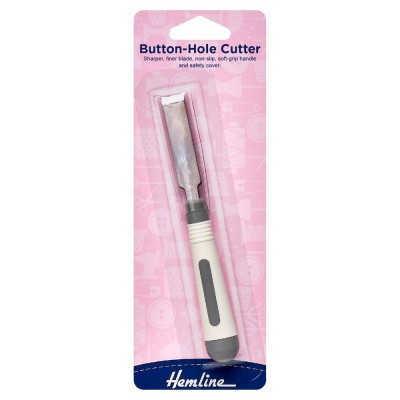 Hemline Button Hole Cutter Soft Grip