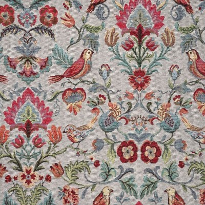 New World Tapestry Fabric - William Silver