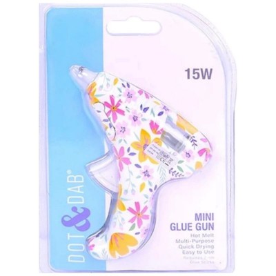 Dot & Dab Mini Glue Gun White Floral