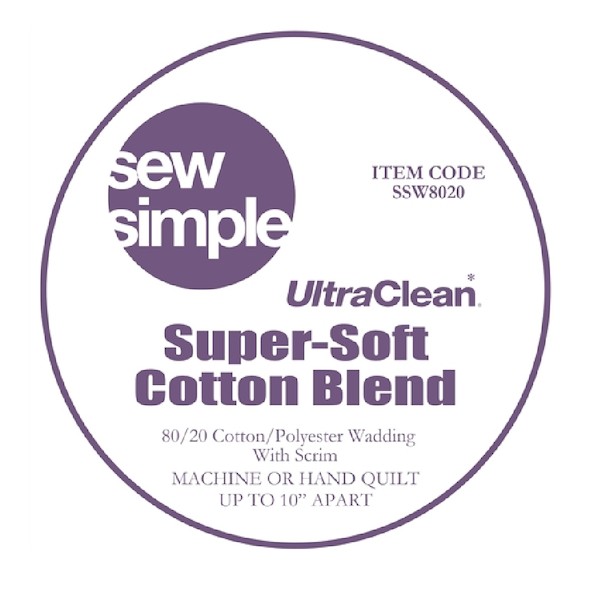 Sew Simple Super-Soft 80/20 Cotton