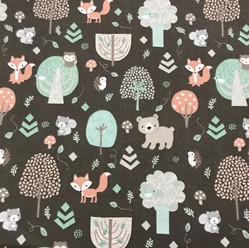 Woodland Animal Fabric