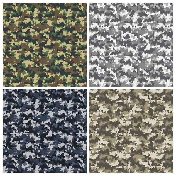 100% Cotton Camouflage 