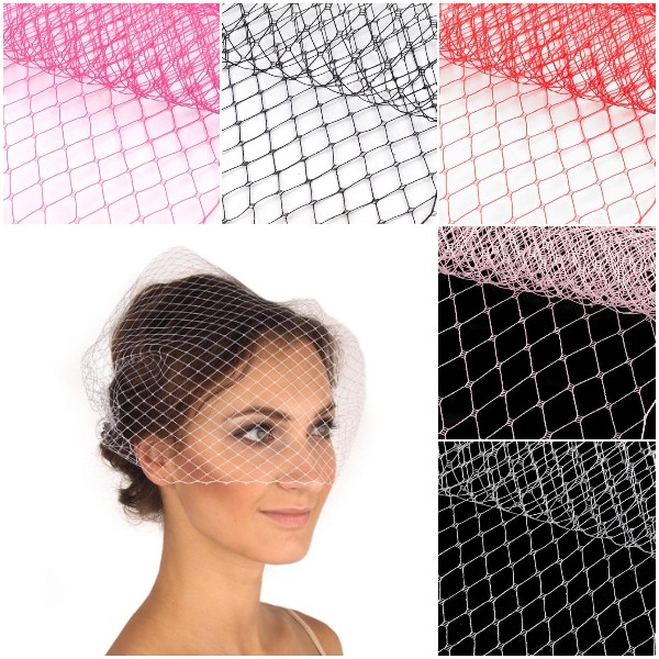 French Birdcage Veil Hat Net