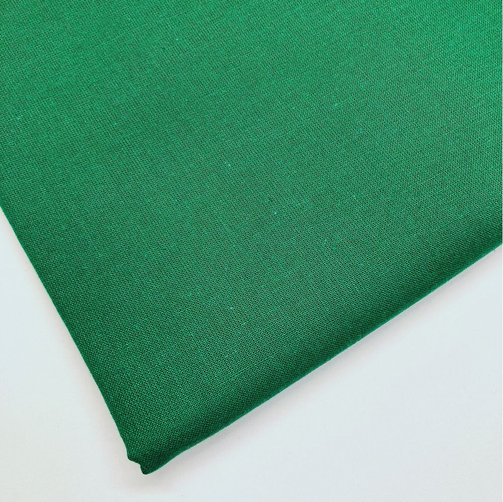 100% cotton green fabric emerald